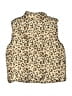 Rachel Zoe 100% Polyester Animal Print Gold Vest Size 8 - photo 2