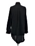 Express 100% Polyester Black Long Sleeve Blouse Size S - photo 2