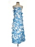 Walter Baker 100% Polyester Floral Blue Cocktail Dress Size 4 - photo 1
