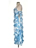Walter Baker 100% Polyester Floral Blue Cocktail Dress Size 4 - photo 5