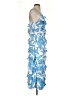 Walter Baker 100% Polyester Floral Blue Cocktail Dress Size 4 - photo 4