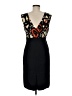 J.Crew Graphic Black Cocktail Dress Size M (estimated) - photo 2