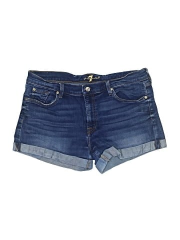7 For All Mankind Denim Shorts (view 1)