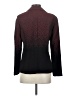 Coldwater Creek Polka Dots Burgundy Blazer Size 4 - photo 2