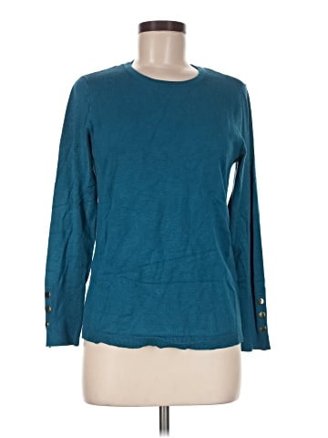 JM Collection Long Sleeve Top (view 1)