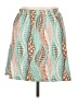 Unbranded 100% Polyester Print Teal Casual Skirt Size XL - photo 1