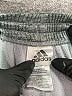Adidas 100% Polyester Gray Track Pants Size 10 - 12 - photo 3