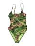 Hutch Tropical Green One Piece Swimsuit Size XS - photo 1