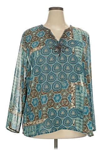 Fred David 3/4 Sleeve Blouse (view 1)
