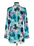 Soft Surroundings 100% Rayon Teal Long Sleeve Blouse Size XS - photo 2