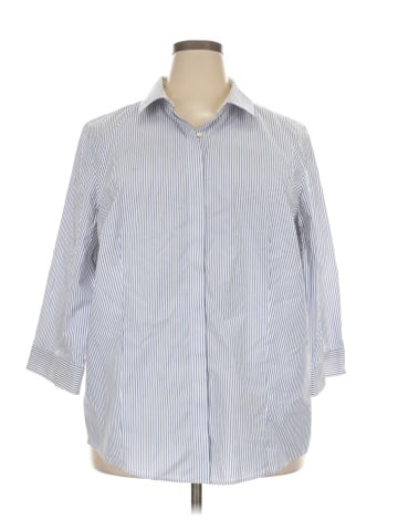 Talbots 3/4 Sleeve Button-Down Shirt (view 1)