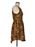 Harlyn 100% Silk Paisley Brown Cocktail Dress Size M - photo 4
