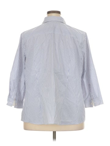Talbots 3/4 Sleeve Button-Down Shirt (view 2)