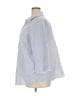 Talbots Stripes Blue 3/4 Sleeve Button-Down Shirt Size 22 - photo 5