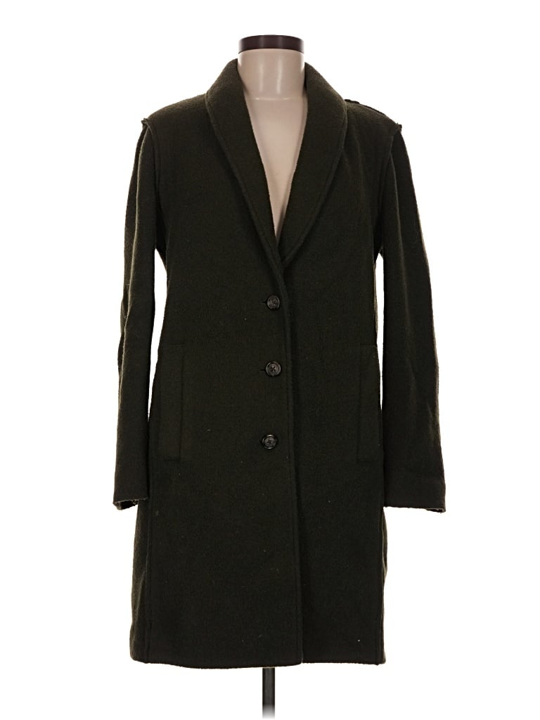Pre-owned J.crew Factory Store Coat In Green