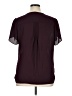Daniel Rainn 100% Polyester Burgundy Short Sleeve Blouse Size XL - photo 2