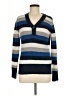 Talbots Outlet Stripes Blue Pullover Sweater Size M - photo 1