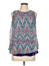 Japna 100% Polyester Blue Sleeveless Blouse Size L - photo 1