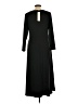 Yelete Solid Black Casual Dress Size L - photo 2