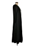 Yelete Solid Black Casual Dress Size L - photo 4