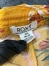 Roxy 100% Viscose Floral Yellow Shorts Size L - photo 3