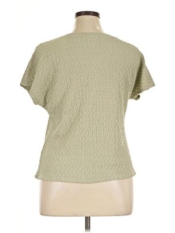 Wrapper Short Sleeve Top (view 2)