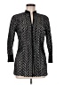 Dana Buchman 100% Cotton Polka Dots Black Coat Size 6 - photo 1