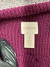 Chico's Burgundy Poncho Size Med (1) - photo 7