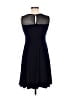 En Focus Studio Solid Blue Cocktail Dress Size 6 - photo 2