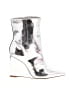 Schutz Silver Wedges Size 7 1/2 - photo 1