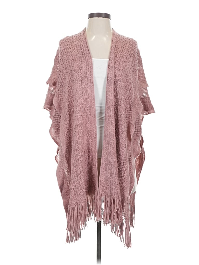 Pre-owned Just Be ... Poncho In Pink