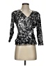 MSK Black 3/4 Sleeve Blouse Size S - photo 1