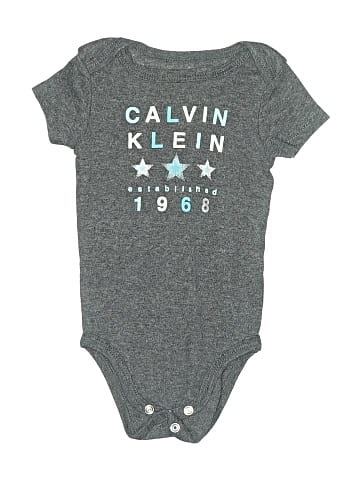 Calvin Klein Short Sleeve Onesie (view 1)