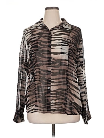 Chico's Long Sleeve Silk Top (view 1)