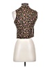 Papaya 100% Polyester Black Sleeveless Blouse Size S - photo 2