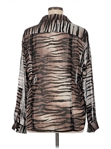 Chico's Long Sleeve Silk Top (view 2)