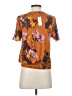 Tiny 100% Rayon Orange Short Sleeve Blouse Size S - photo 2