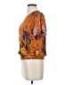 Tiny 100% Rayon Orange Short Sleeve Blouse Size S - photo 5