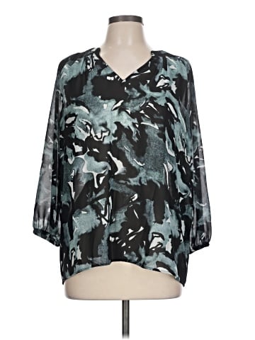 Simply Vera Vera Wang 3/4 Sleeve Blouse (view 1)