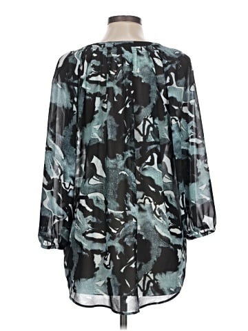 Simply Vera Vera Wang 3/4 Sleeve Blouse (view 2)