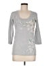 Eddie Bauer Gray 3/4 Sleeve Top Size M - photo 1