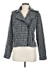 Just Fab Houndstooth Gray Jacket Size M - photo 1