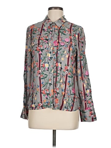 Ecru Long Sleeve Blouse (view 1)