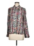 Ecru Paisley Gray Long Sleeve Blouse Size M - photo 1