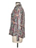 Ecru Paisley Gray Long Sleeve Blouse Size M - photo 5