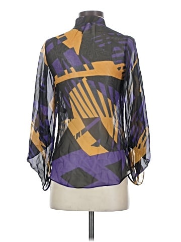 Diane von Furstenberg 3/4 Sleeve Silk Top (view 2)