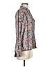 Ecru Paisley Gray Long Sleeve Blouse Size M - photo 4