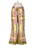 Zara Paisley Yellow Casual Pants Size M - photo 1