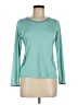 Brooks 100% Polyester Teal Long Sleeve T-Shirt Size M - photo 1
