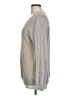 Ann Taylor LOFT Metallic Gray Pullover Sweater Size L - photo 5